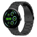 Bracelet de montre en métal à trois billes avec système de fixation rapide xDfind, compatible avec Google Pixel Watch 4/3 (45 mm) et Google Pixel Watch 4/3/2/1 (41 mm).