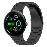 Bracelet de montre en métal à trois billes avec système de fixation rapide xDfind, compatible avec Google Pixel Watch 4/3 (45 mm) et Google Pixel Watch 4/3/2/1 (41 mm).