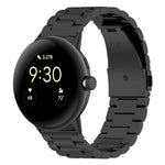 Bracelet de montre en métal à trois billes avec système de fixation rapide xDfind, compatible avec Google Pixel Watch 4/3 (45 mm) et Google Pixel Watch 4/3/2/1 (41 mm).