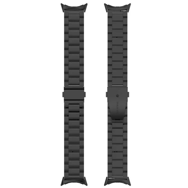 Bracelet de montre en métal à trois billes avec système de fixation rapide xDfind, compatible avec Google Pixel Watch 4/3 (45 mm) et Google Pixel Watch 4/3/2/1 (41 mm).
