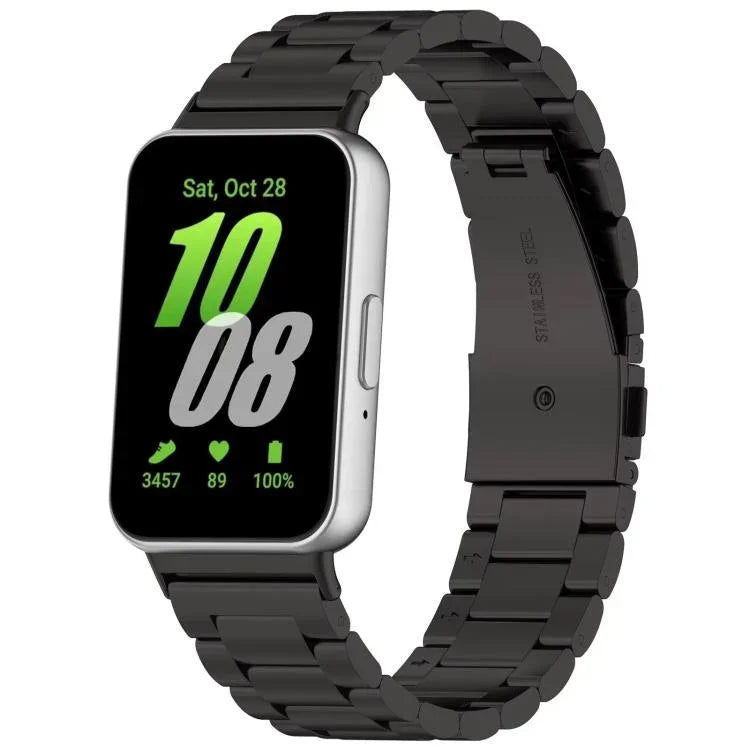 xDfind Bracelet de montre en métal à trois perles, pour Samsung Galaxy Watch Ultra 47mm, pour Samsung Galaxy Watch 7 / FE / 6 / 5 / 4, pour Samsung Galaxy Fit3