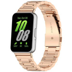 xDfind Bracelet de montre en métal à trois perles, pour Samsung Galaxy Watch Ultra 47mm, pour Samsung Galaxy Watch 7 / FE / 6 / 5 / 4, pour Samsung Galaxy Fit3