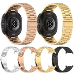 xDfind Bracelet de montre en métal à trois perles, pour Samsung Galaxy Watch Ultra 47mm, pour Samsung Galaxy Watch 7 / FE / 6 / 5 / 4, pour Samsung Galaxy Fit3