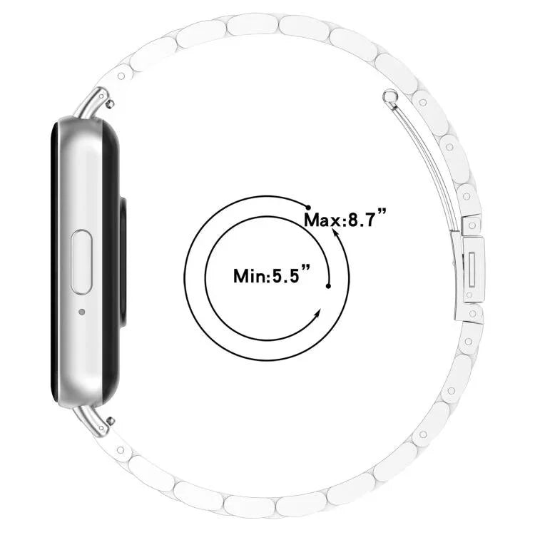 xDfind Bracelet de montre en métal à trois perles, pour Samsung Galaxy Watch Ultra 47mm, pour Samsung Galaxy Watch 7 / FE / 6 / 5 / 4, pour Samsung Galaxy Fit3