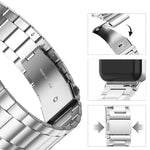 xDfind Bracelet de montre en métal à trois perles, pour Samsung Galaxy Watch Ultra 47mm, pour Samsung Galaxy Watch 7 / FE / 6 / 5 / 4, pour Samsung Galaxy Fit3