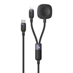 Câble de charge 2 en 1 Yesido CA136L 27 W USB-C/Type-C vers 8 broches et iWatch, CA136L