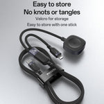 Câble de charge 2 en 1 Yesido CA136L 27 W USB-C/Type-C vers 8 broches et iWatch, CA136L