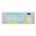 Clavier membrane silencieux ONIKUMA G80 Bluetooth 2.4G filaire argent