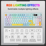 Clavier membrane silencieux ONIKUMA G80 Bluetooth 2.4G filaire argent