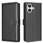 Étui de téléphone en cuir anti-vol RFID texture litchi, pour iPhone 17 Pro Max, pour iPhone 17 Pro, pour iPhone 17, pour iPhone Air