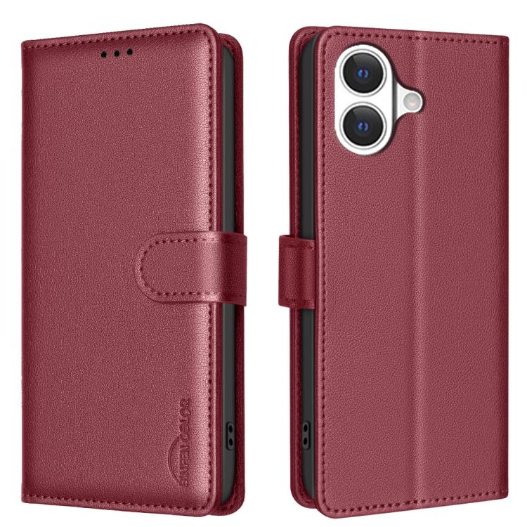 Étui de téléphone en cuir anti-vol RFID texture litchi, pour iPhone 17 Pro Max, pour iPhone 17 Pro, pour iPhone 17, pour iPhone Air
