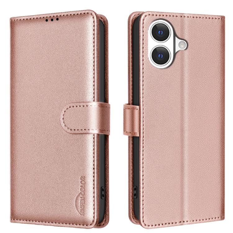 Étui de téléphone en cuir anti-vol RFID texture litchi, pour iPhone 17 Pro Max, pour iPhone 17 Pro, pour iPhone 17, pour iPhone Air