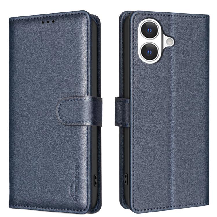 Étui de téléphone en cuir anti-vol RFID texture litchi, pour iPhone 17 Pro Max, pour iPhone 17 Pro, pour iPhone 17, pour iPhone Air