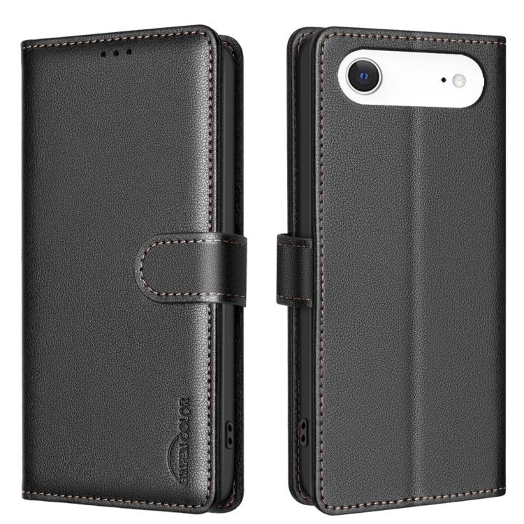 Étui de téléphone en cuir anti-vol RFID texture litchi, pour iPhone 17 Pro Max, pour iPhone 17 Pro, pour iPhone 17, pour iPhone Air
