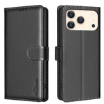 Étui de téléphone en cuir anti-vol RFID texture litchi, pour iPhone 17 Pro Max, pour iPhone 17 Pro, pour iPhone 17, pour iPhone Air
