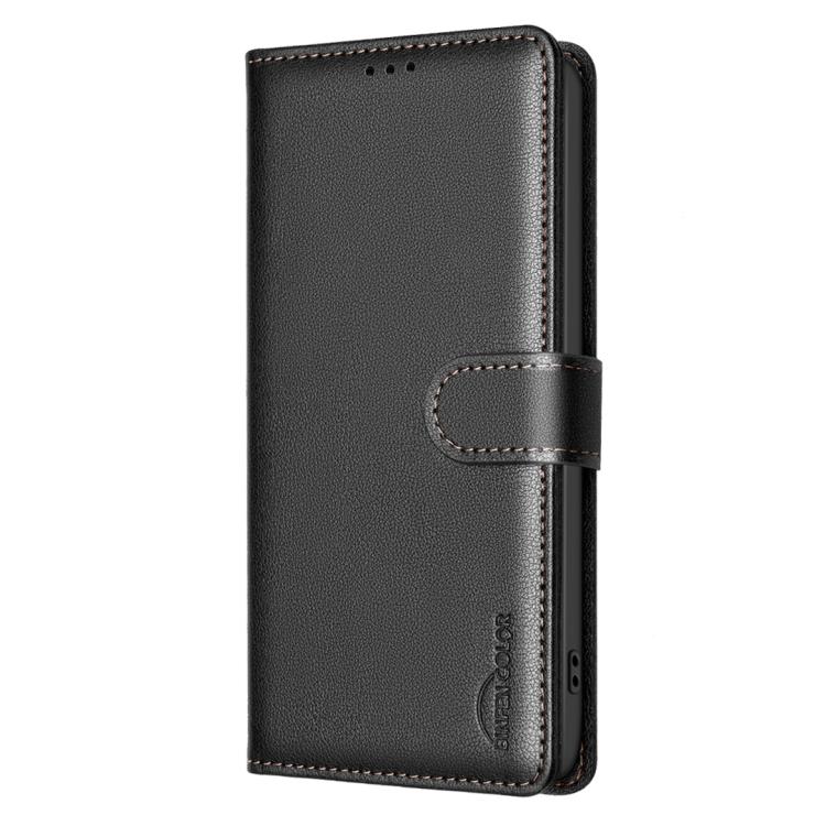 Étui de téléphone en cuir anti-vol RFID texture litchi, pour iPhone 17 Pro Max, pour iPhone 17 Pro, pour iPhone 17, pour iPhone Air