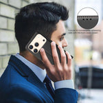 Étui de téléphone en cuir anti-vol RFID texture litchi, pour iPhone 17 Pro Max, pour iPhone 17 Pro, pour iPhone 17, pour iPhone Air