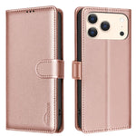 Étui de téléphone en cuir anti-vol RFID texture litchi, pour iPhone 17 Pro Max, pour iPhone 17 Pro, pour iPhone 17, pour iPhone Air