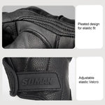 Gants de moto en peau de mouton SOMAN MG-24, gants rétro tout-terrain à écran tactile, M, L, XL, XXL