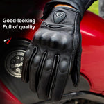 Gants de moto en peau de mouton SOMAN MG-24, gants rétro tout-terrain à écran tactile, M, L, XL, XXL