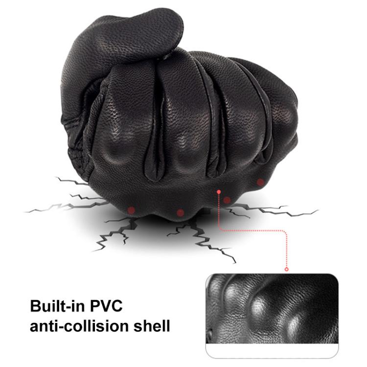 Gants de moto en peau de mouton SOMAN MG-24, gants rétro tout-terrain à écran tactile, M, L, XL, XXL