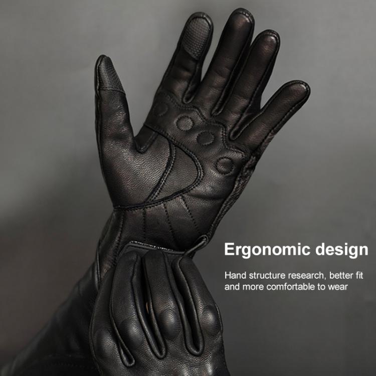 Gants de moto en peau de mouton SOMAN MG-24, gants rétro tout-terrain à écran tactile, M, L, XL, XXL