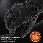 Gants de moto en peau de mouton SOMAN MG-24, gants rétro tout-terrain à écran tactile, M, L, XL, XXL