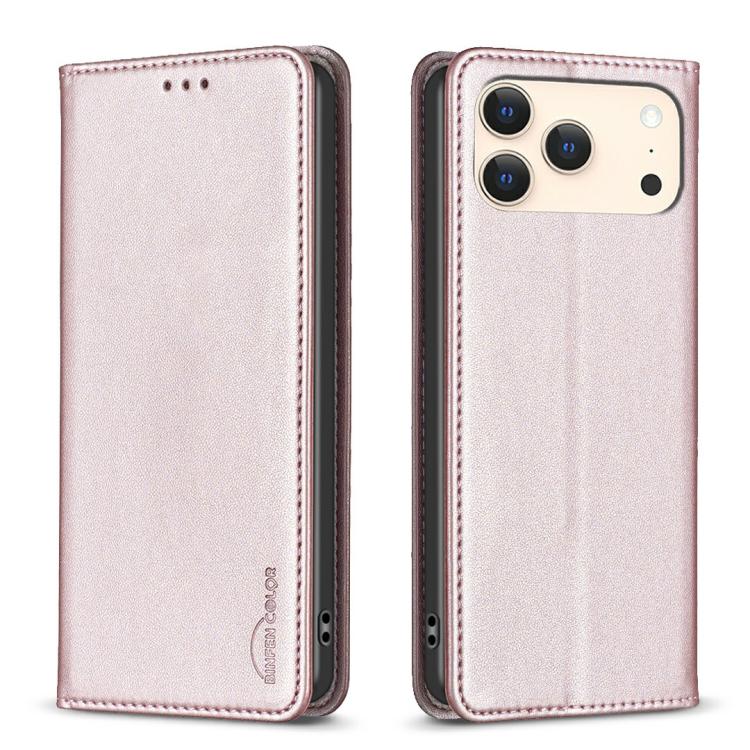 Étui de téléphone en cuir magnétique, Pour iPhone 17 Pro Max