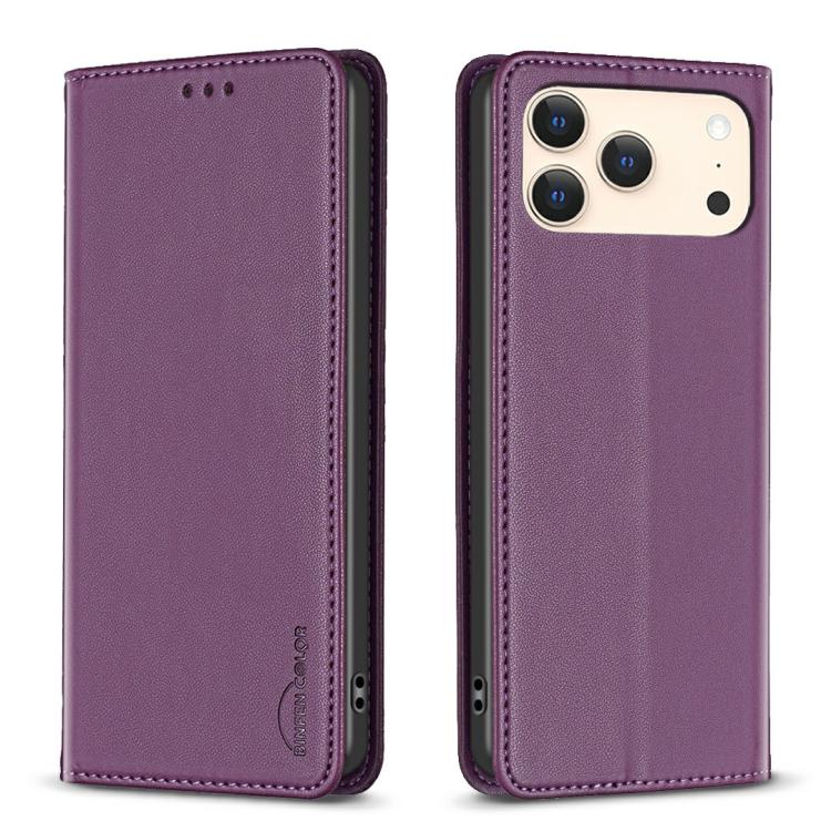 Étui de téléphone en cuir magnétique, Pour iPhone 17 Pro Max