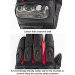 Gants de moto en peau de mouton et fibre de carbone SOMAN MG21 Gants antidérapants pour la conduite tout-terrain, M, L, XL, XXL