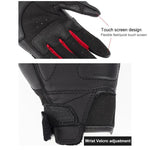 Gants de moto en peau de mouton et fibre de carbone SOMAN MG21 Gants antidérapants pour la conduite tout-terrain, M, L, XL, XXL