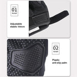 Gants de moto antidérapants à doigts complets SOMAN CG666, M, L, XL, XXL