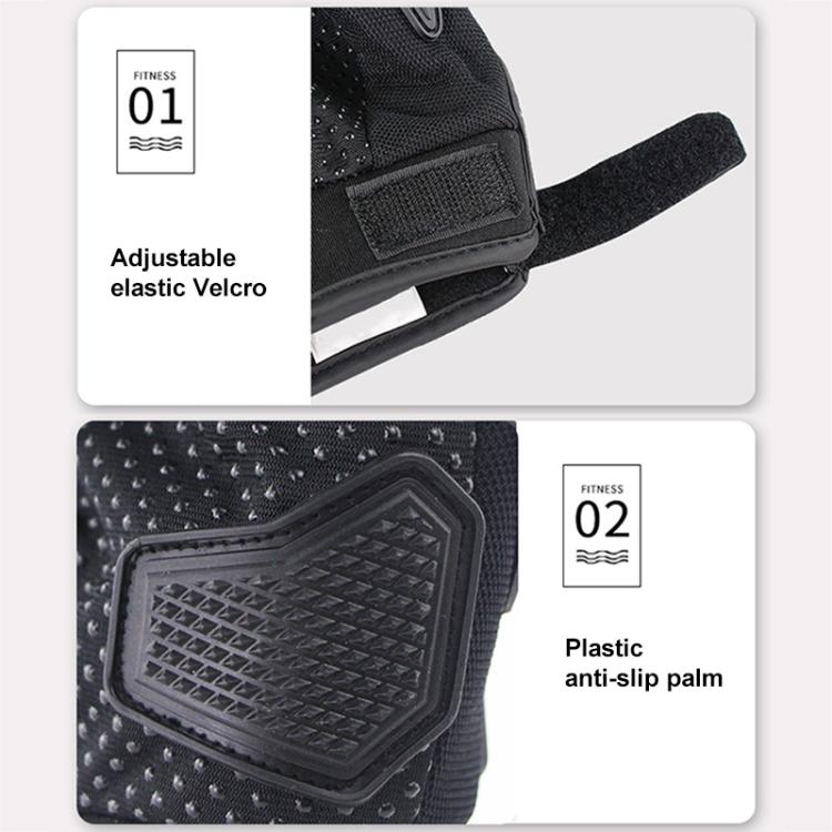 Gants de moto antidérapants à doigts complets SOMAN CG666, M, L, XL, XXL