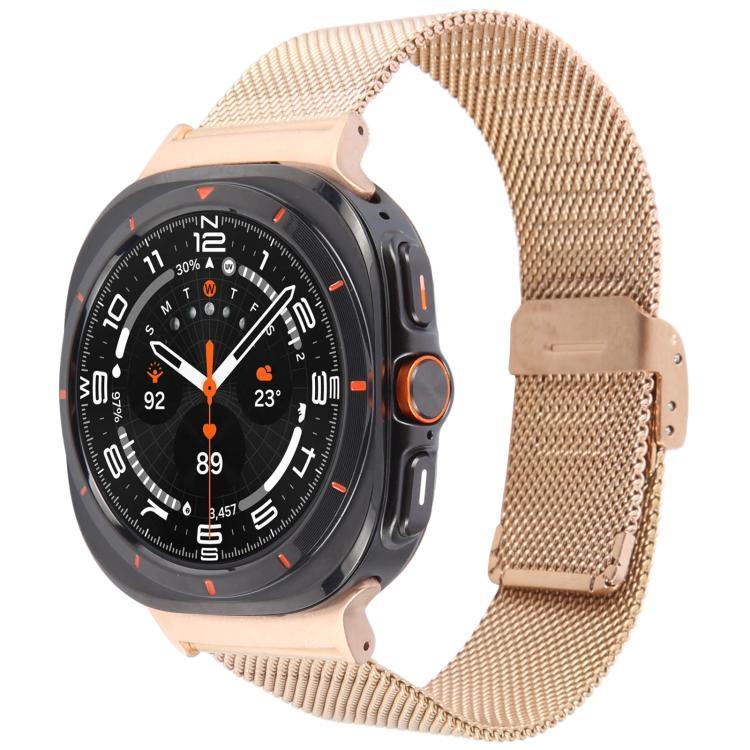 Bracelet de montre intégré milanais en métal, pour Samsung Galaxy Watch Ultra 47mm / Ultra 2025