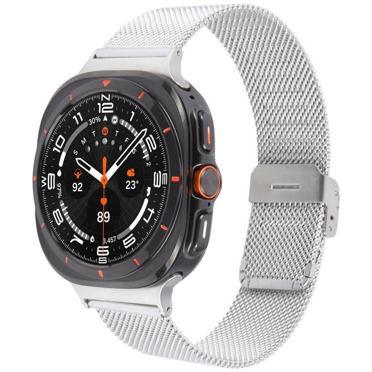 Bracelet de montre intégré milanais en métal, pour Samsung Galaxy Watch Ultra 47mm / Ultra 2025