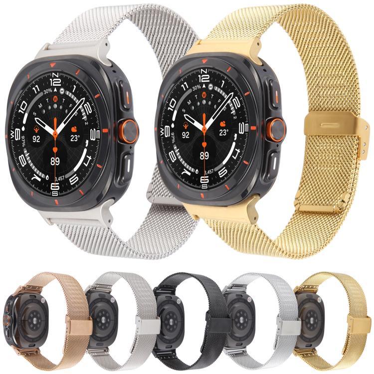 Bracelet de montre intégré milanais en métal, pour Samsung Galaxy Watch Ultra 47mm / Ultra 2025