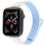 Bracelet de montre magnétique en silicone fin en forme de I, pour Apple Watch 46 mm / 49 mm / 45 mm / 44 mm, pour Apple Watch 42 mm / 41 mm / 40 mm / 38 mm