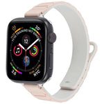 Bracelet de montre magnétique en silicone fin en forme de I, pour Apple Watch 46 mm / 49 mm / 45 mm / 44 mm, pour Apple Watch 42 mm / 41 mm / 40 mm / 38 mm