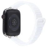 Bracelet de montre magnétique en silicone fin en forme de I, pour Apple Watch 46 mm / 49 mm / 45 mm / 44 mm, pour Apple Watch 42 mm / 41 mm / 40 mm / 38 mm