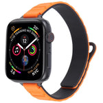 Bracelet de montre magnétique en silicone fin en forme de I, pour Apple Watch 46 mm / 49 mm / 45 mm / 44 mm, pour Apple Watch 42 mm / 41 mm / 40 mm / 38 mm