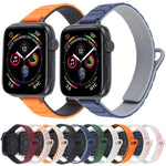 Bracelet de montre magnétique en silicone fin en forme de I, pour Apple Watch 46 mm / 49 mm / 45 mm / 44 mm, pour Apple Watch 42 mm / 41 mm / 40 mm / 38 mm