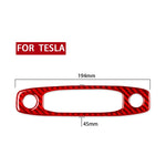 For Tesla Model 3 2017-2022 / Y 2020-2024 Carbon Fiber Car Front Reading Light Panel Decorative Sticker, For Tesla Model 3 2017-2022 / Y 2020-2024 Car Front Reading Light Panel