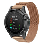 xDfind Milanese Quick Fit Metal Watch Band, For Garmin Fenix 8/7X/6X/5X 26mm, For Garmin Fenix 8/7/6/5 22mm, For Garmin Fenix 8/7S/6S/5S 20mm