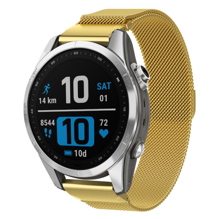xDfind Milanese Quick Fit Metal Watch Band, For Garmin Fenix 8/7X/6X/5X 26mm, For Garmin Fenix 8/7/6/5 22mm, For Garmin Fenix 8/7S/6S/5S 20mm