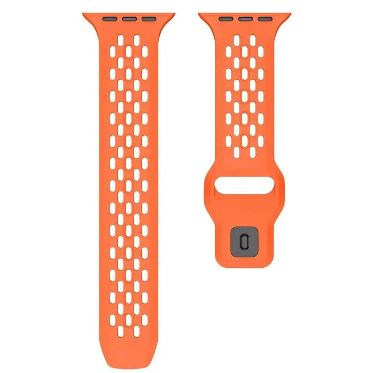 Bracelet de montre en silicone xDfind Mesh à boucle inversée, compatible avec Apple Watch 46 mm / 49 mm / 45 mm / 44 mm et Apple Watch 42 mm / 41 mm / 40 mm / 38 mm