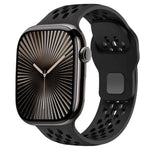 Bracelet de montre en silicone xDfind Mesh à boucle inversée, compatible avec Apple Watch 46 mm / 49 mm / 45 mm / 44 mm et Apple Watch 42 mm / 41 mm / 40 mm / 38 mm