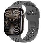 Bracelet de montre en silicone xDfind Mesh à boucle inversée, compatible avec Apple Watch 46 mm / 49 mm / 45 mm / 44 mm et Apple Watch 42 mm / 41 mm / 40 mm / 38 mm