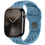 Bracelet de montre en silicone xDfind Mesh à boucle inversée, compatible avec Apple Watch 46 mm / 49 mm / 45 mm / 44 mm et Apple Watch 42 mm / 41 mm / 40 mm / 38 mm