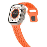 Bracelet de montre en silicone xDfind Mesh à boucle inversée, compatible avec Apple Watch 46 mm / 49 mm / 45 mm / 44 mm et Apple Watch 42 mm / 41 mm / 40 mm / 38 mm