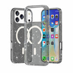 Coque de téléphone magnétique MagSafe avec paillettes style Terminator, Pour iPhone 17 Pro Max, Pour iPhone 17 Pro, Pour iPhone 17, Pour iPhone Air